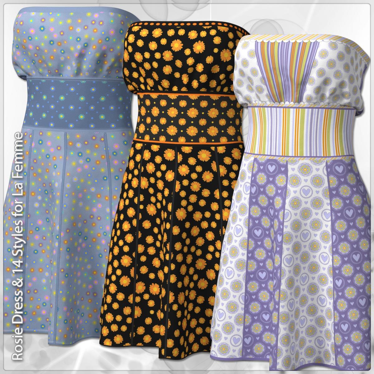 Rosie Dress and 14 Styles for La Femme by N/A