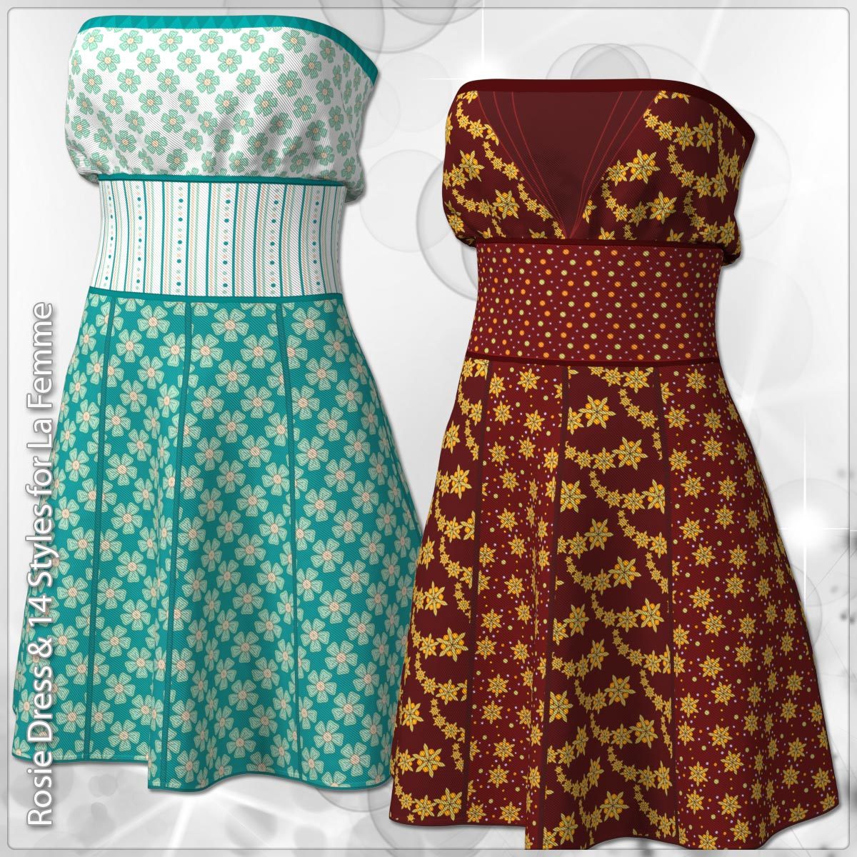 Rosie Dress and 14 Styles for La Femme by N/A