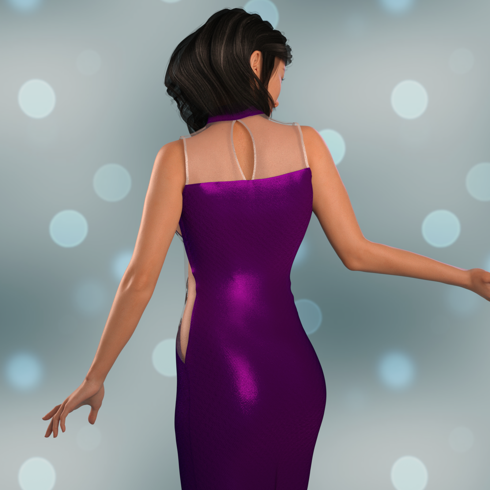 Sexy cheongsam dress by N/A