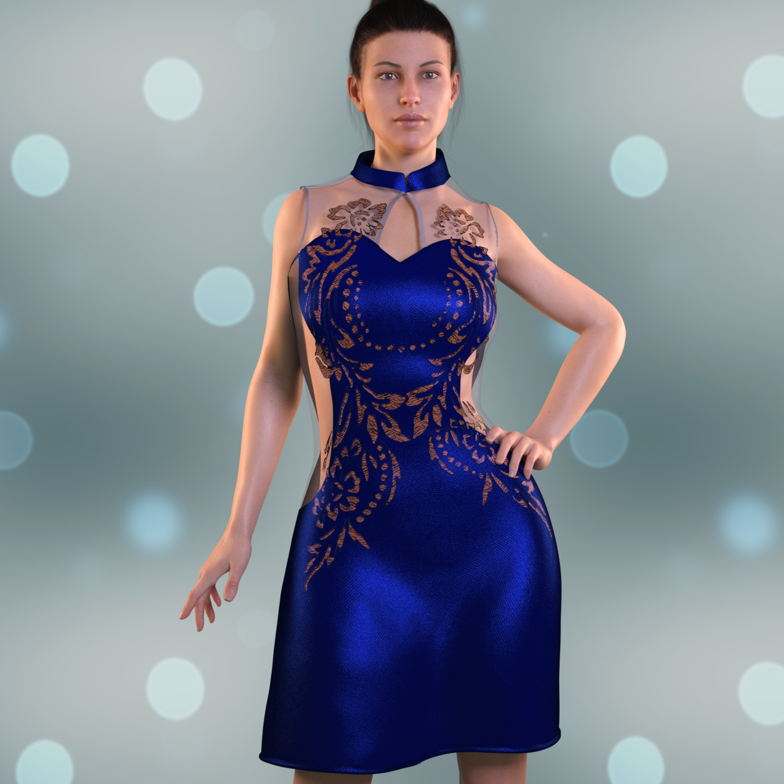 Sexy cheongsam dress by N/A