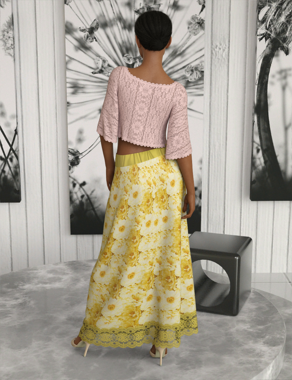InStyle - dforce - Basics - Maxi Skirt G8F by N/A