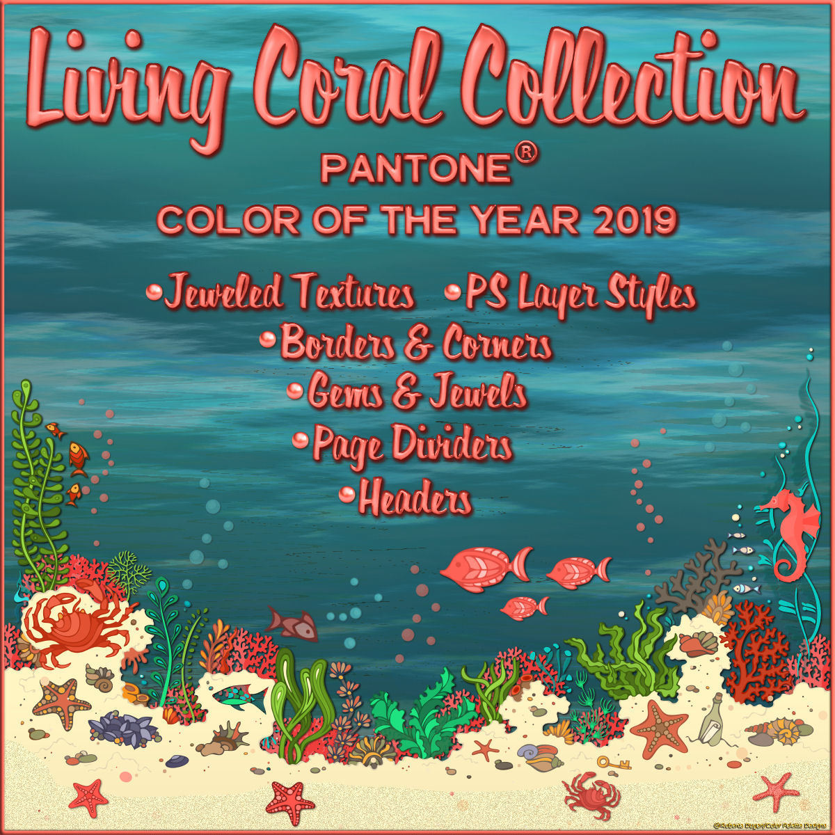 The Living Coral Collection by N/A