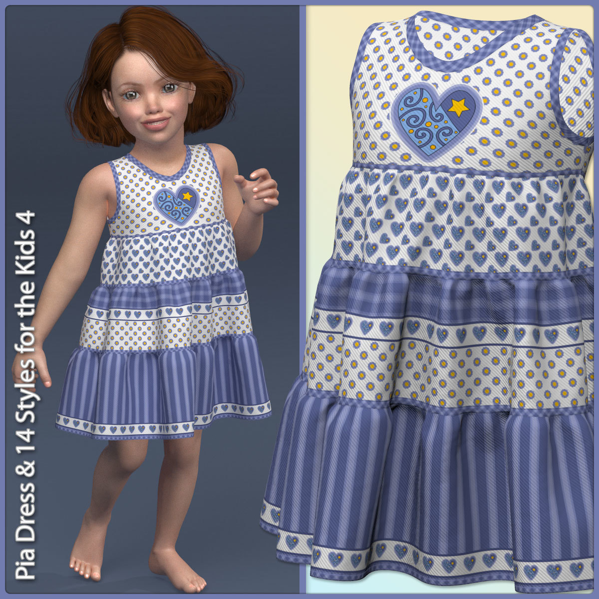 Pia Dress and 14 Styles for the Kids 4 by N/A