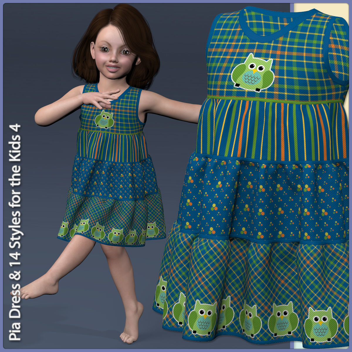 Pia Dress and 14 Styles for the Kids 4 by N/A