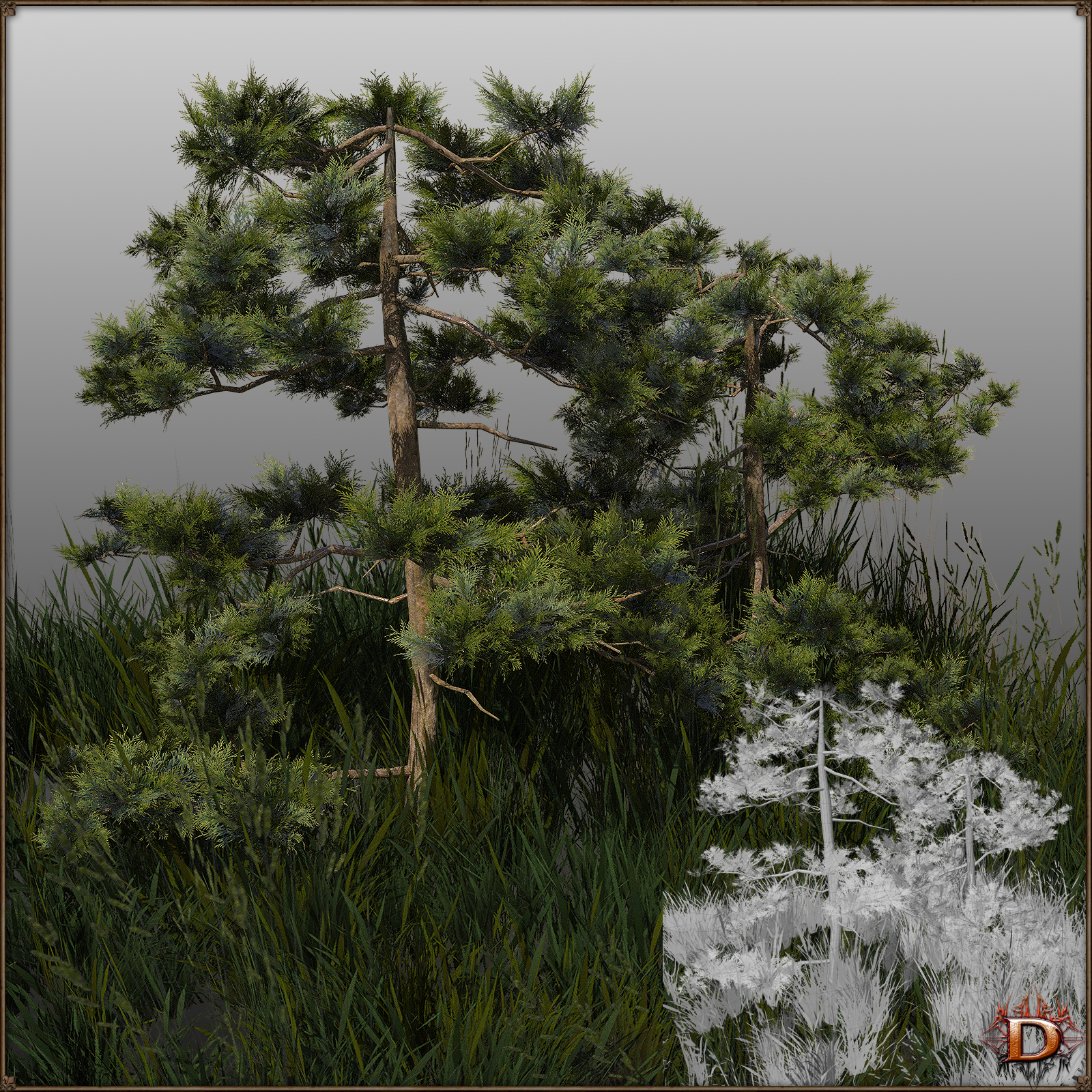 Medieval Small Village Objects Set by N/A