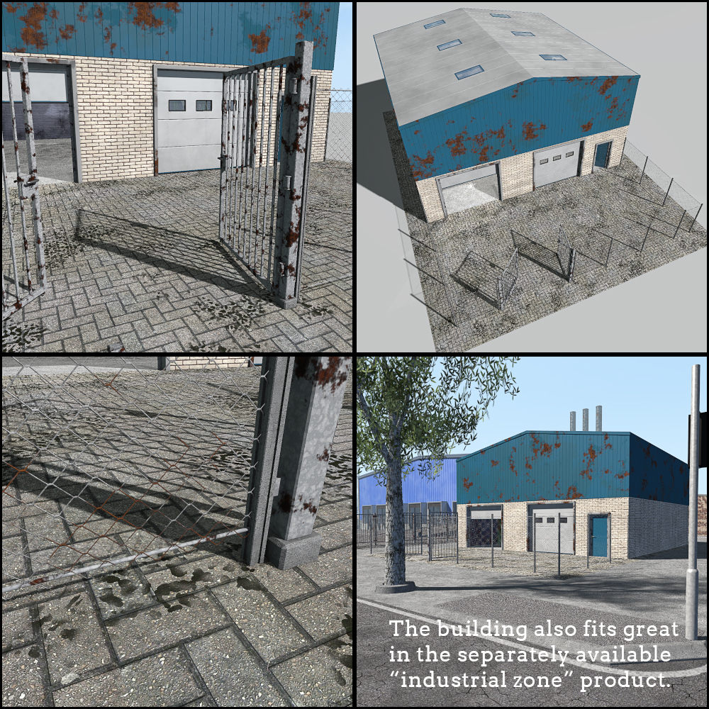 Car repair workshop for Poser by N/A