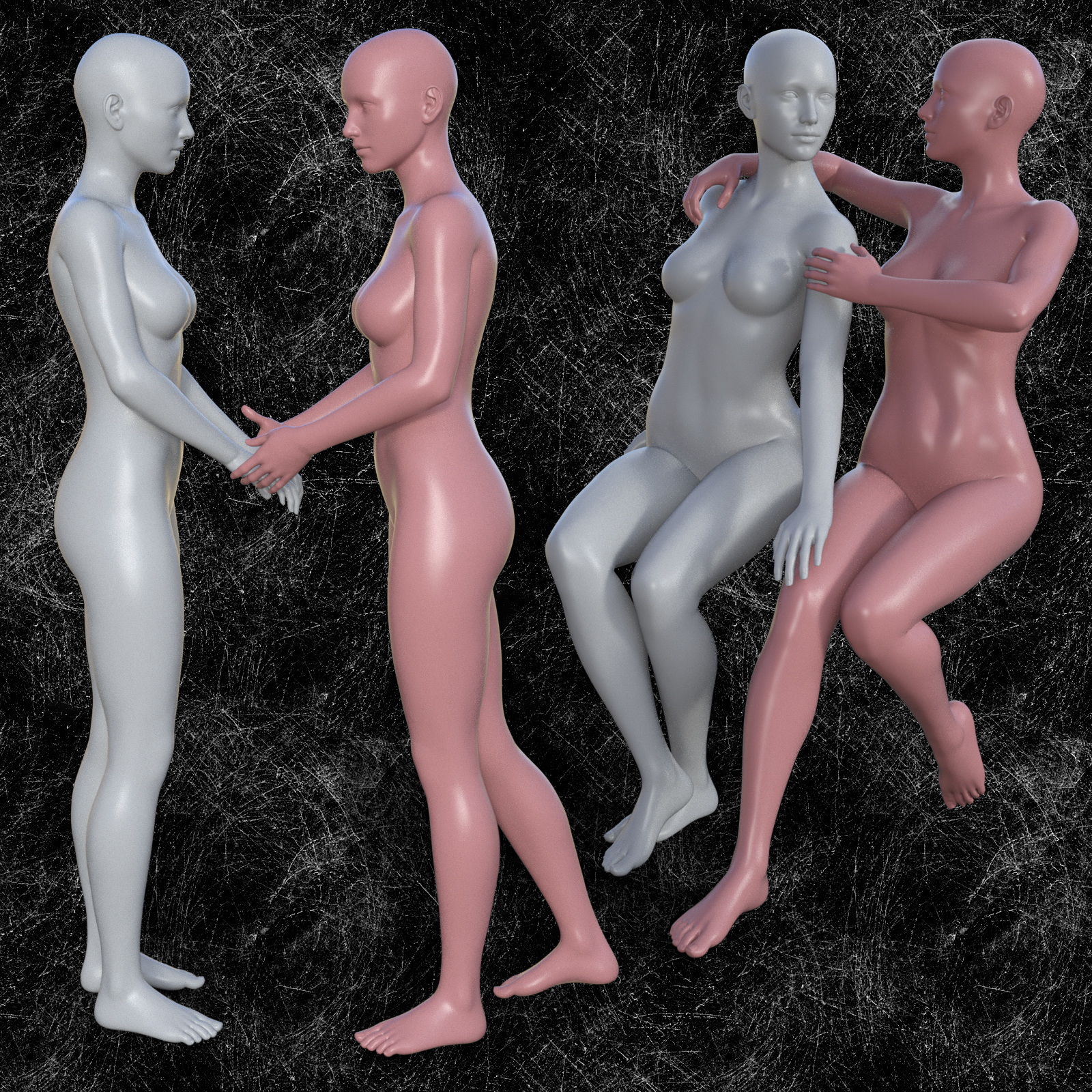 Affectionate Poses & Expressions for G3/G8 by N/A