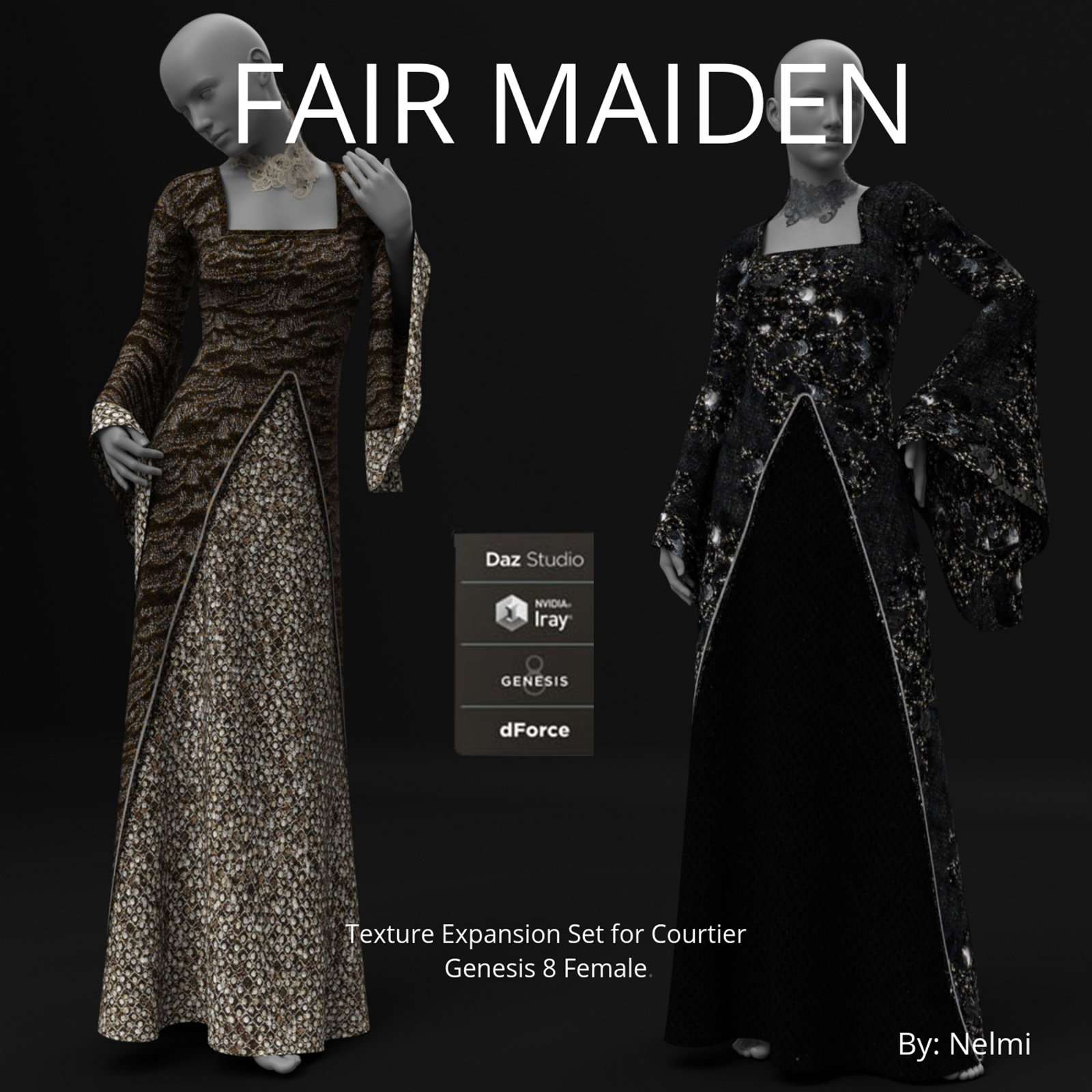 Fair Maiden for Courtier for Genesis 8 Female(s) by N/A