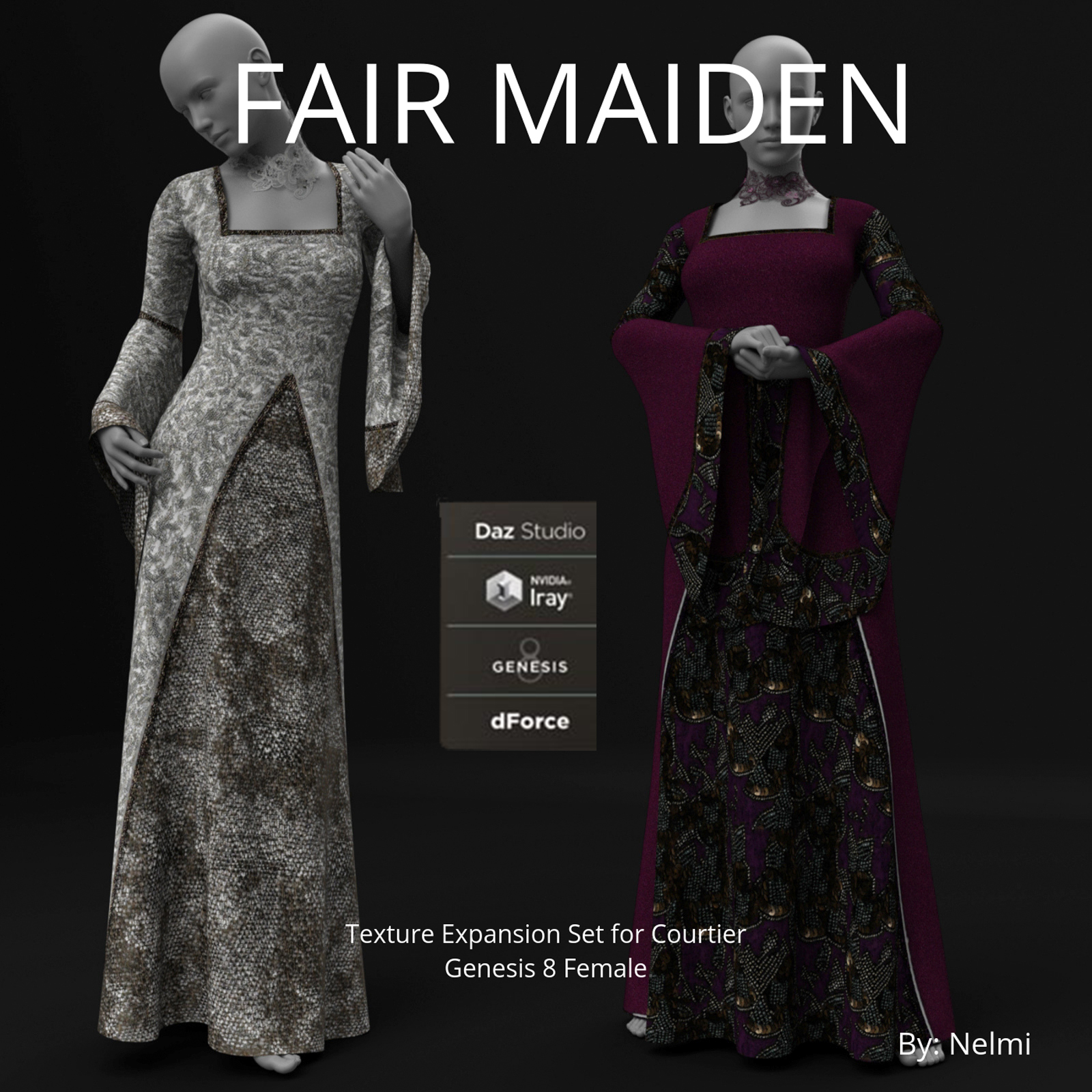 Fair Maiden for Courtier for Genesis 8 Female(s) by N/A