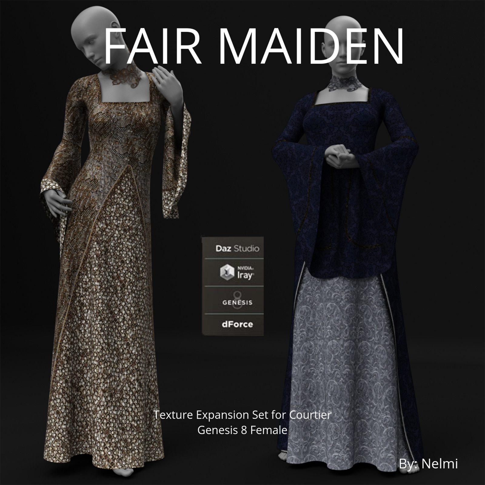 Fair Maiden for Courtier for Genesis 8 Female(s) by N/A