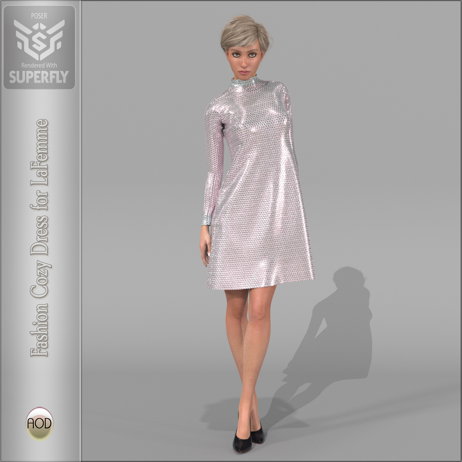 Fashion Cozy Dress La Femme by N/A