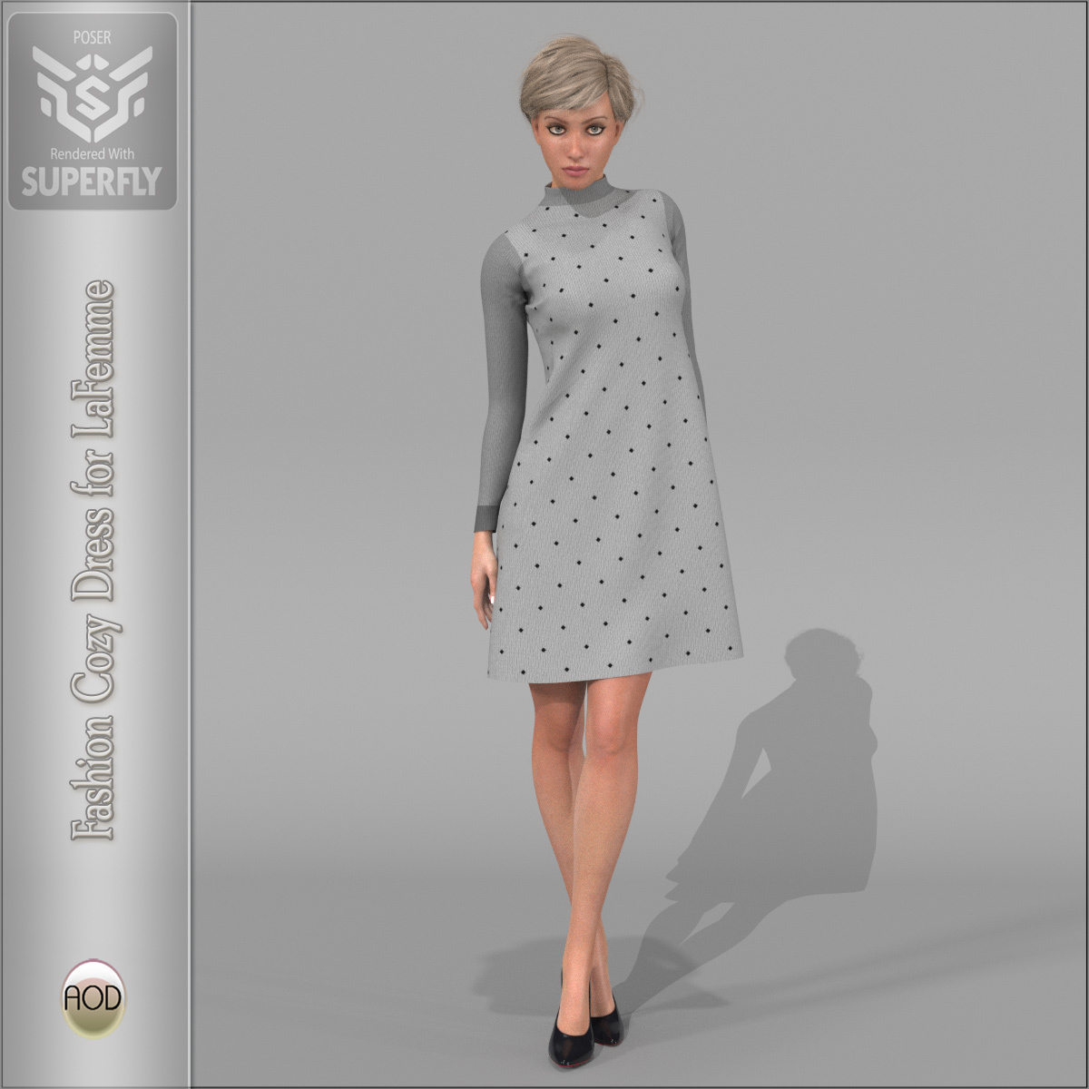 Fashion Cozy Dress La Femme by N/A