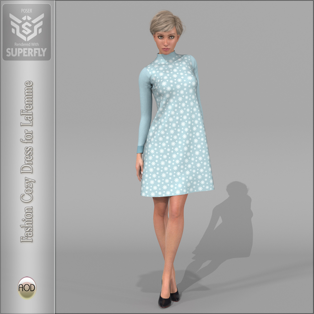 Fashion Cozy Dress La Femme by N/A