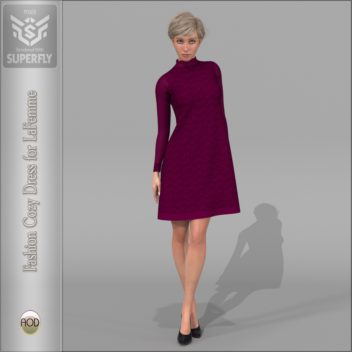 Fashion Cozy Dress La Femme by N/A