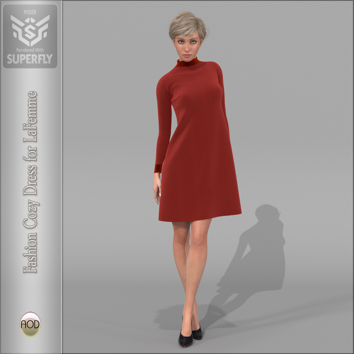 Fashion Cozy Dress La Femme by N/A