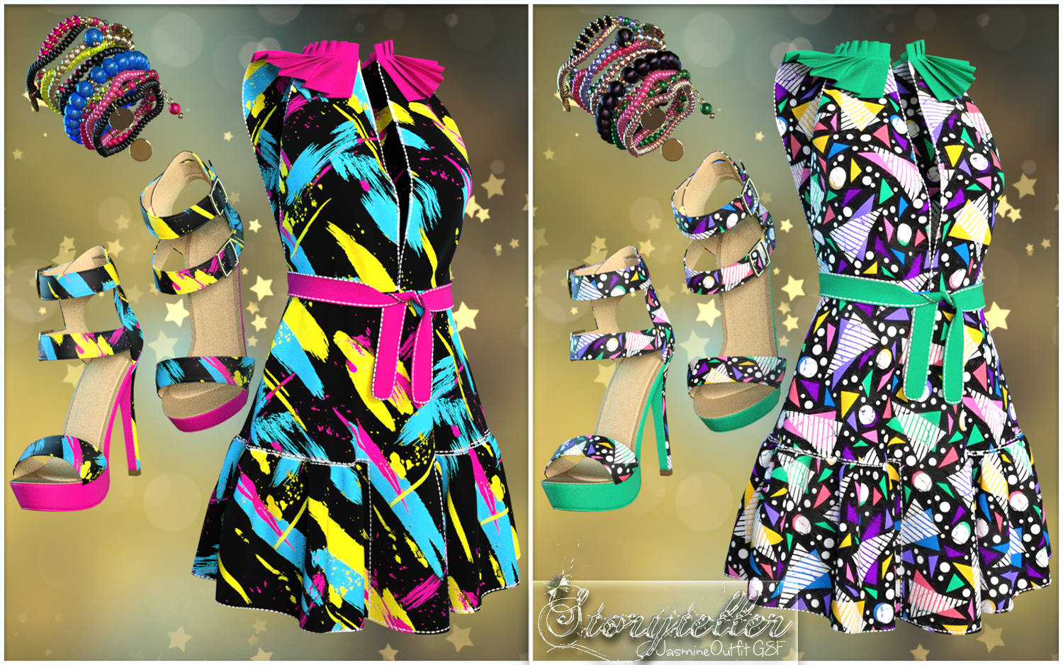 Storyteller for Jasmine Outfit G8F by N/A