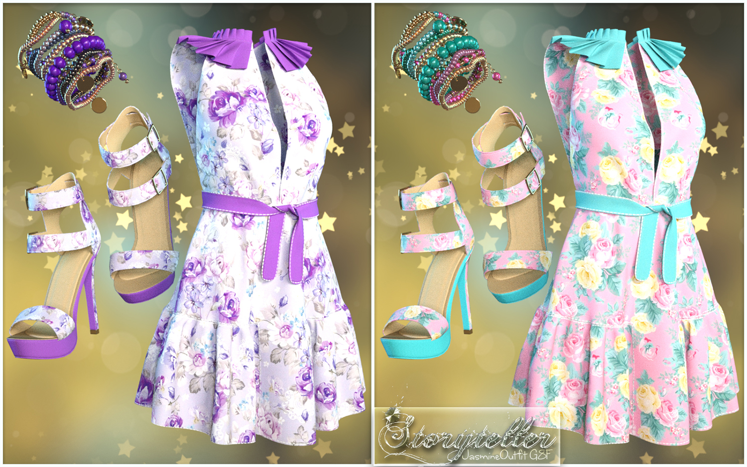 Storyteller for Jasmine Outfit G8F by N/A