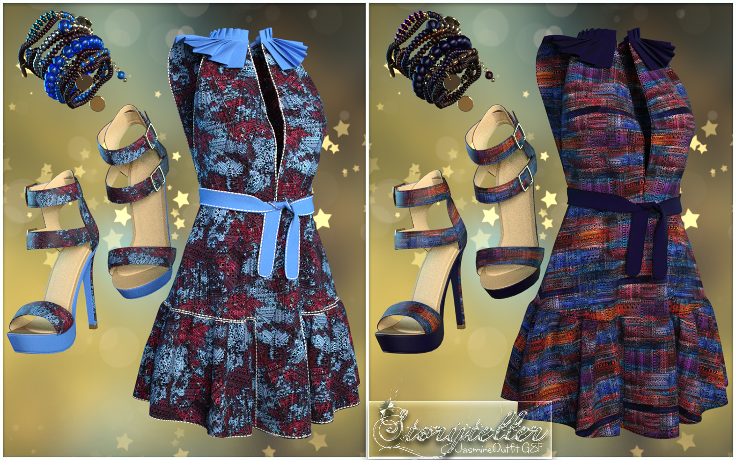 Storyteller for Jasmine Outfit G8F by N/A