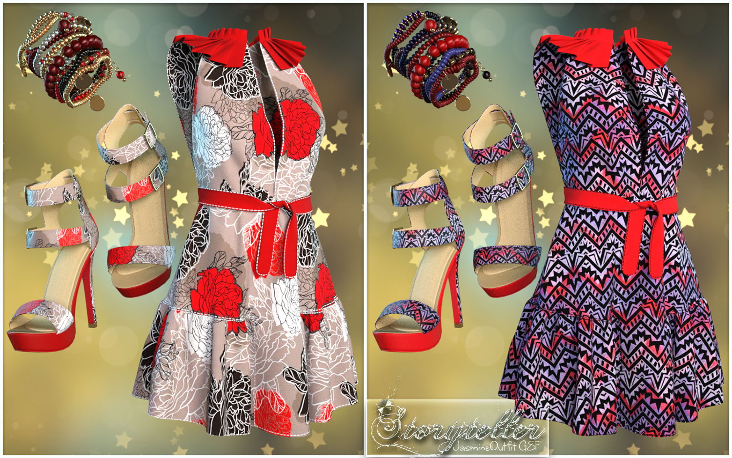 Storyteller for Jasmine Outfit G8F by N/A