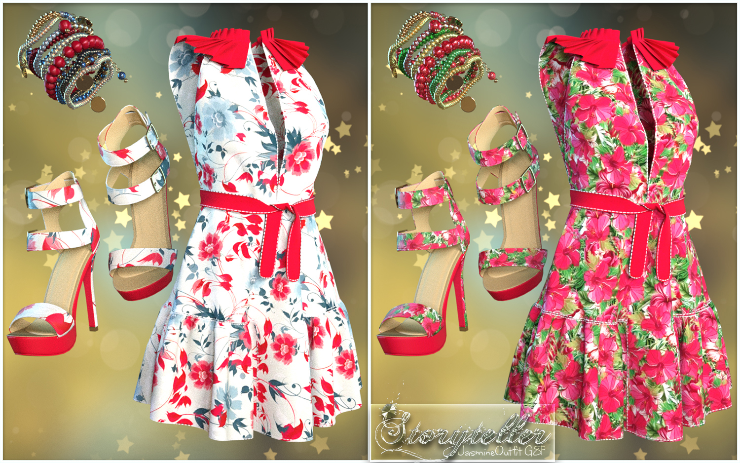 Storyteller for Jasmine Outfit G8F by N/A