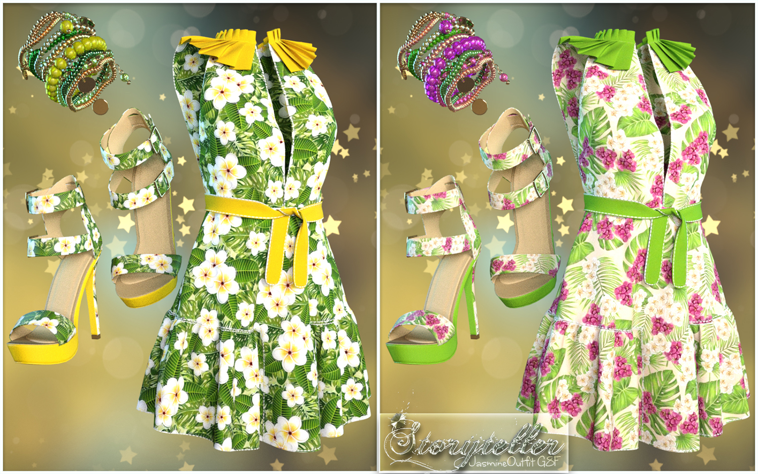 Storyteller for Jasmine Outfit G8F by N/A