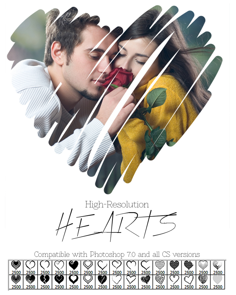 FS Hearts Brushes by N/A