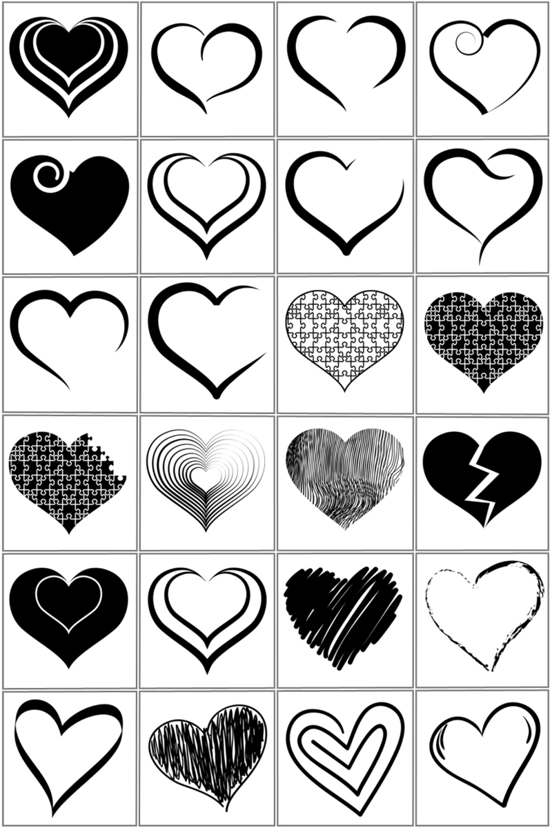 FS Hearts Brushes by N/A