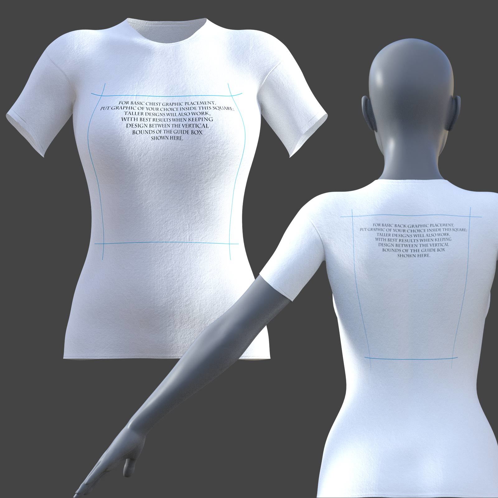 Greybro's Graphic Tee for Genesis 8 Female by N/A