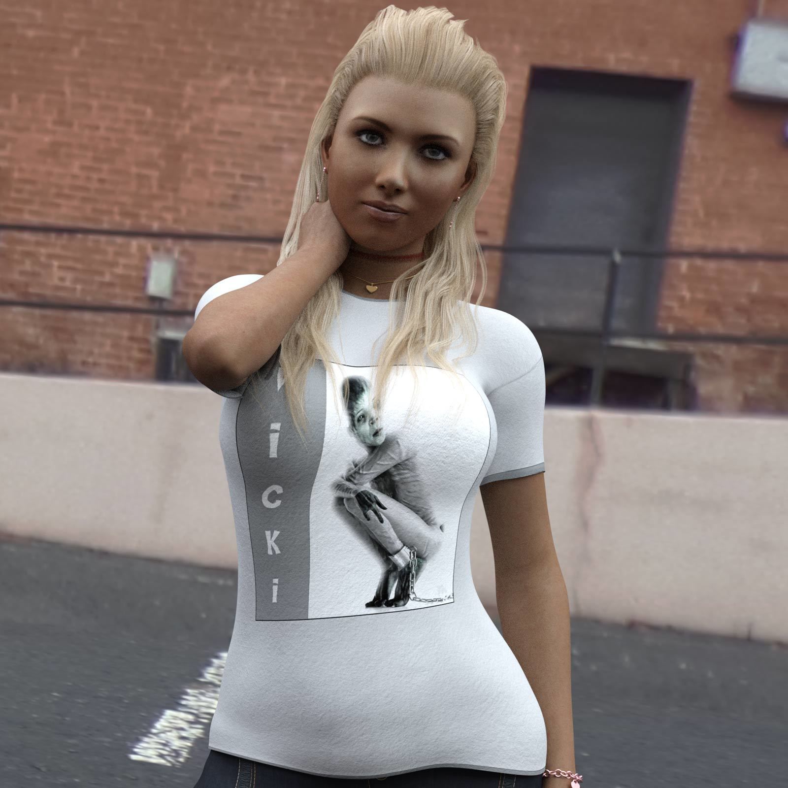 Greybro's Graphic Tee for Genesis 8 Female by N/A