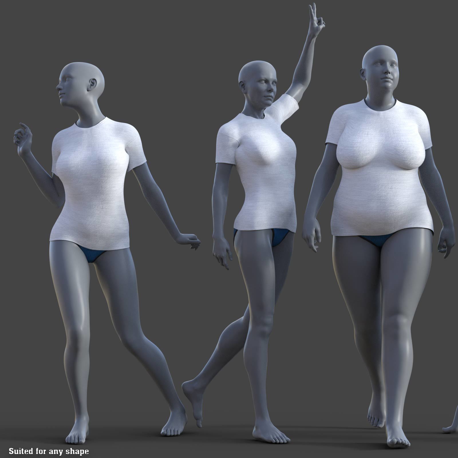 Greybro's Graphic Tee for Genesis 8 Female by N/A
