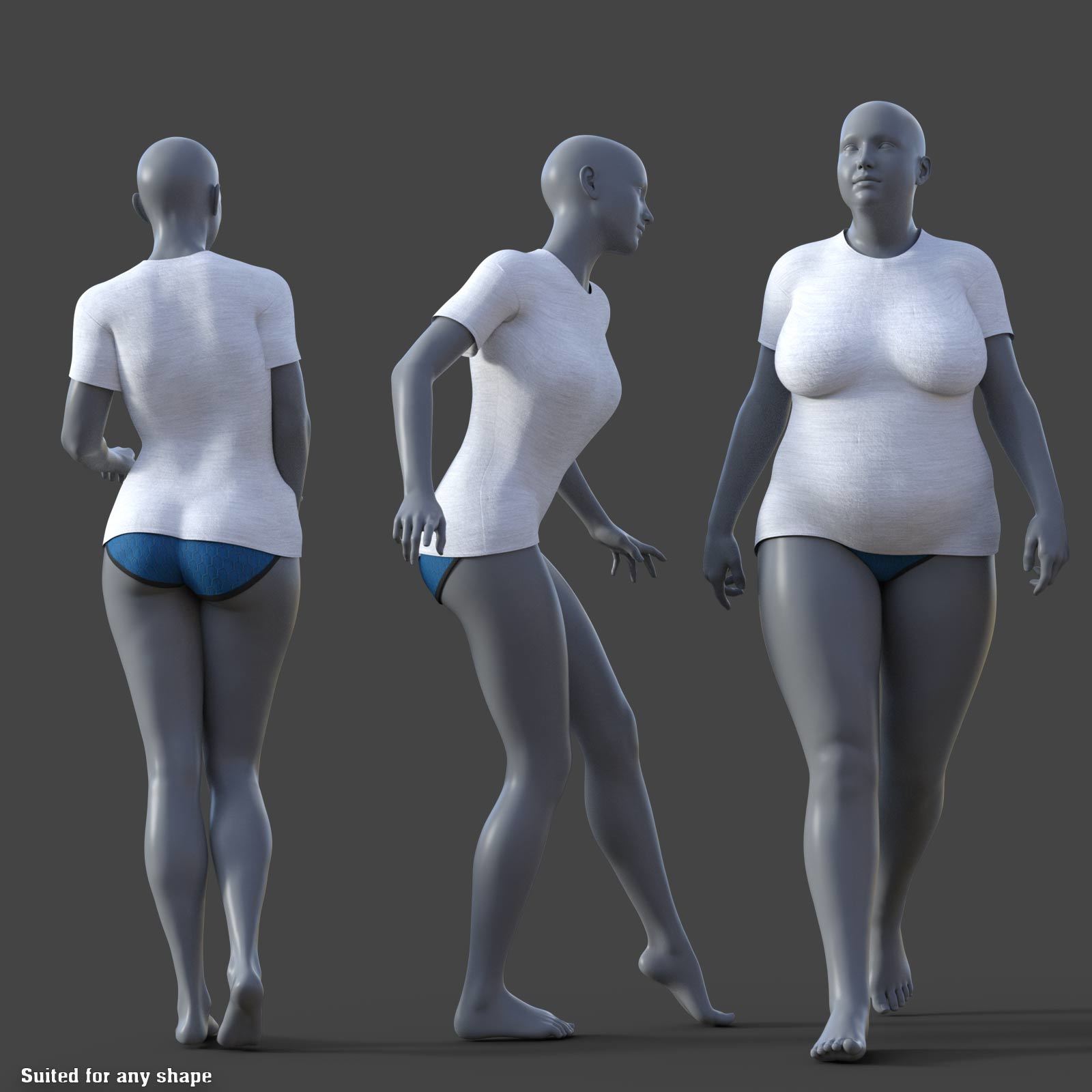 Greybro's Graphic Tee for Genesis 8 Female by N/A