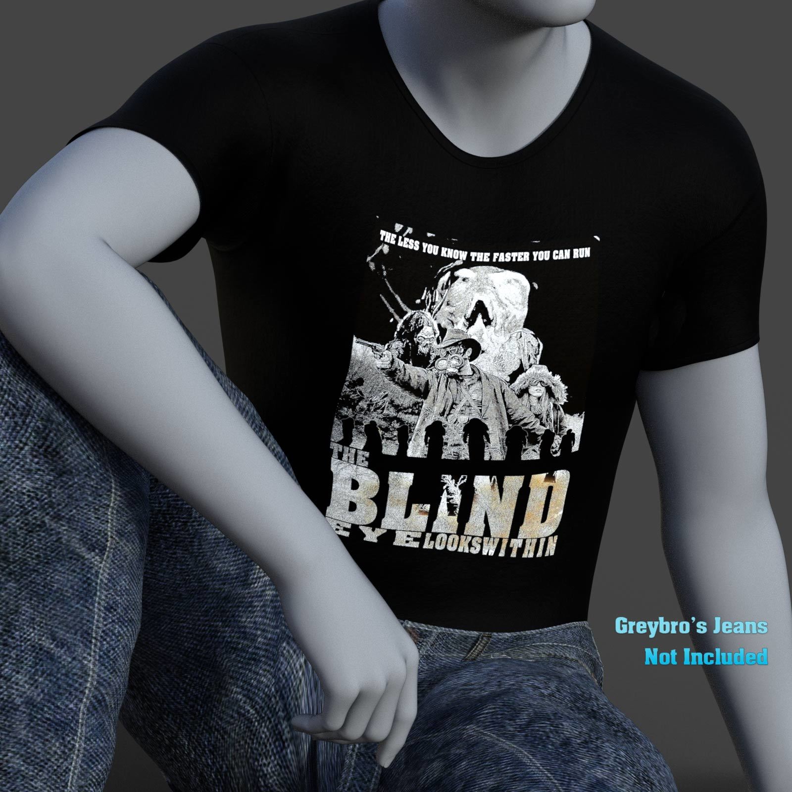 Greybro's Graphic Tee for Genesis 8 Male by N/A