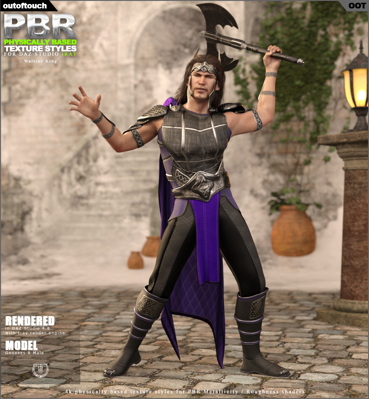 OOT PBR Texture Styles for Warrior King by N/A