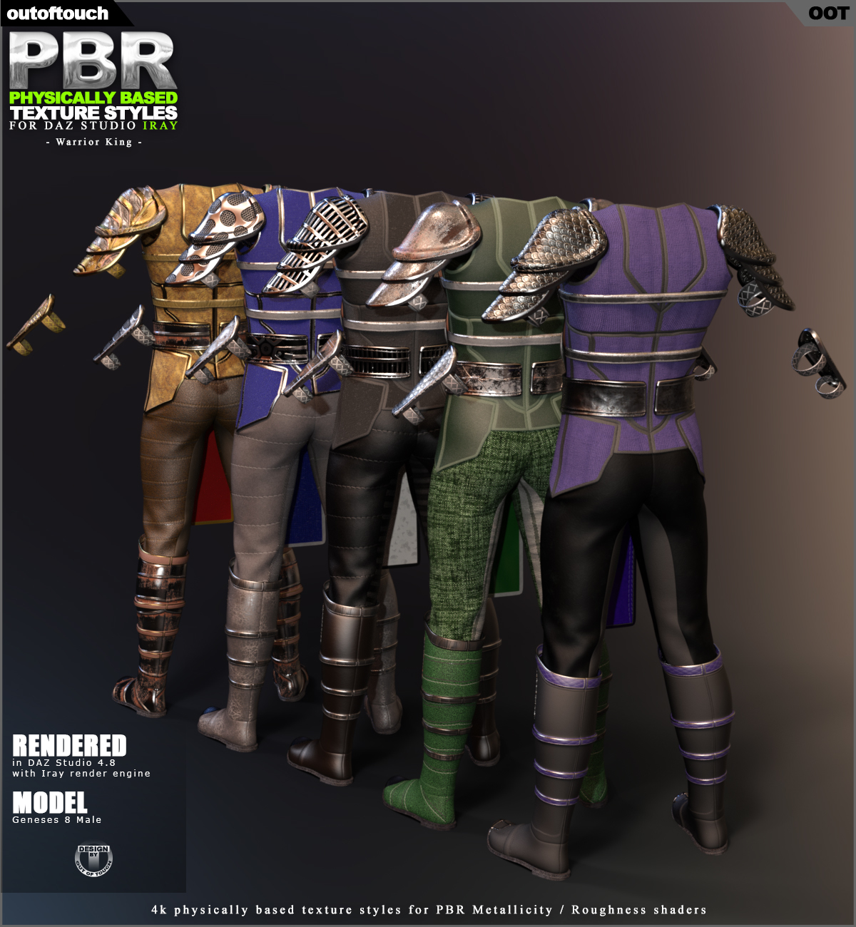 OOT PBR Texture Styles for Warrior King by N/A
