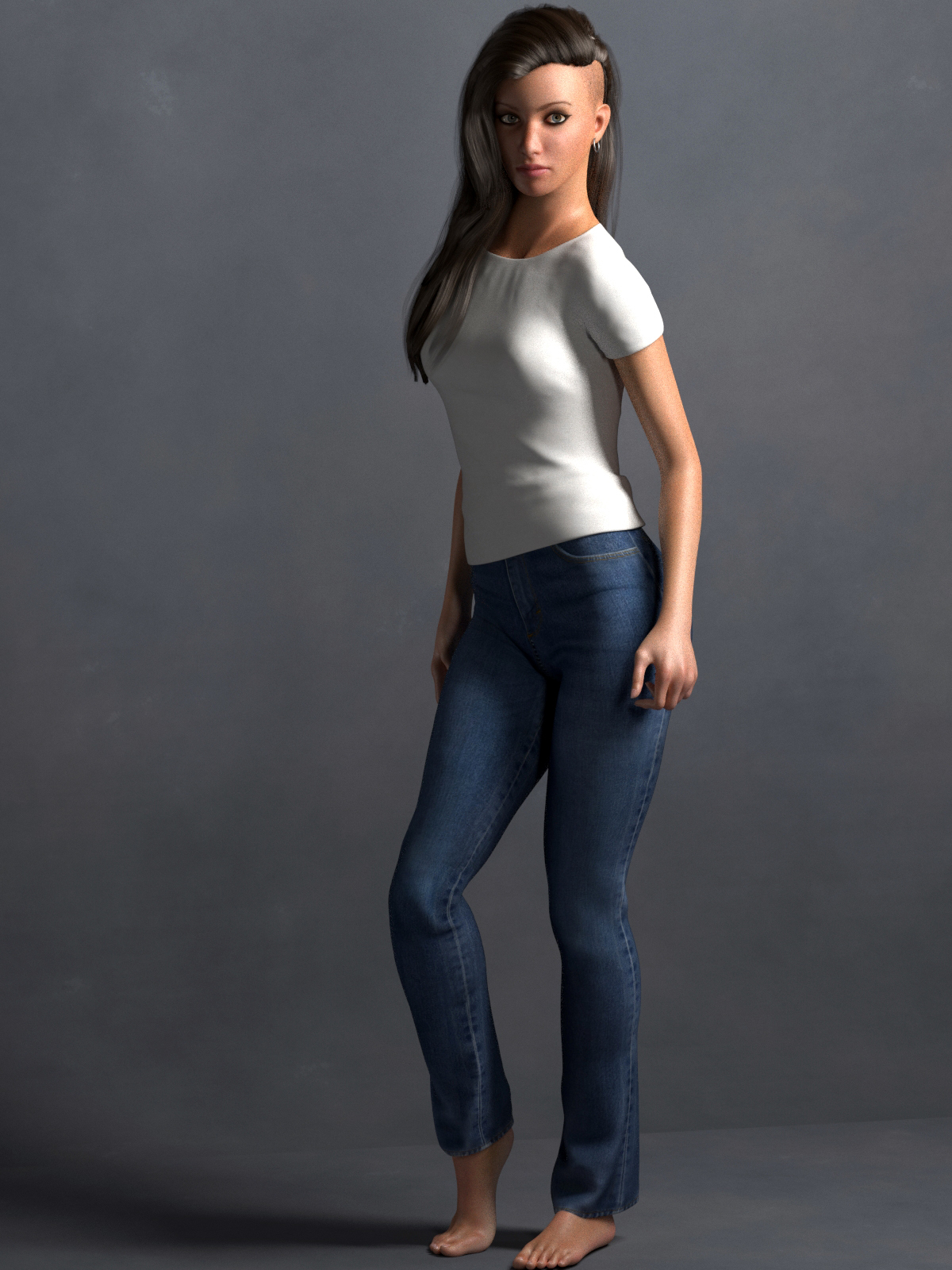 La Femme TShirt and Jeans by N/A