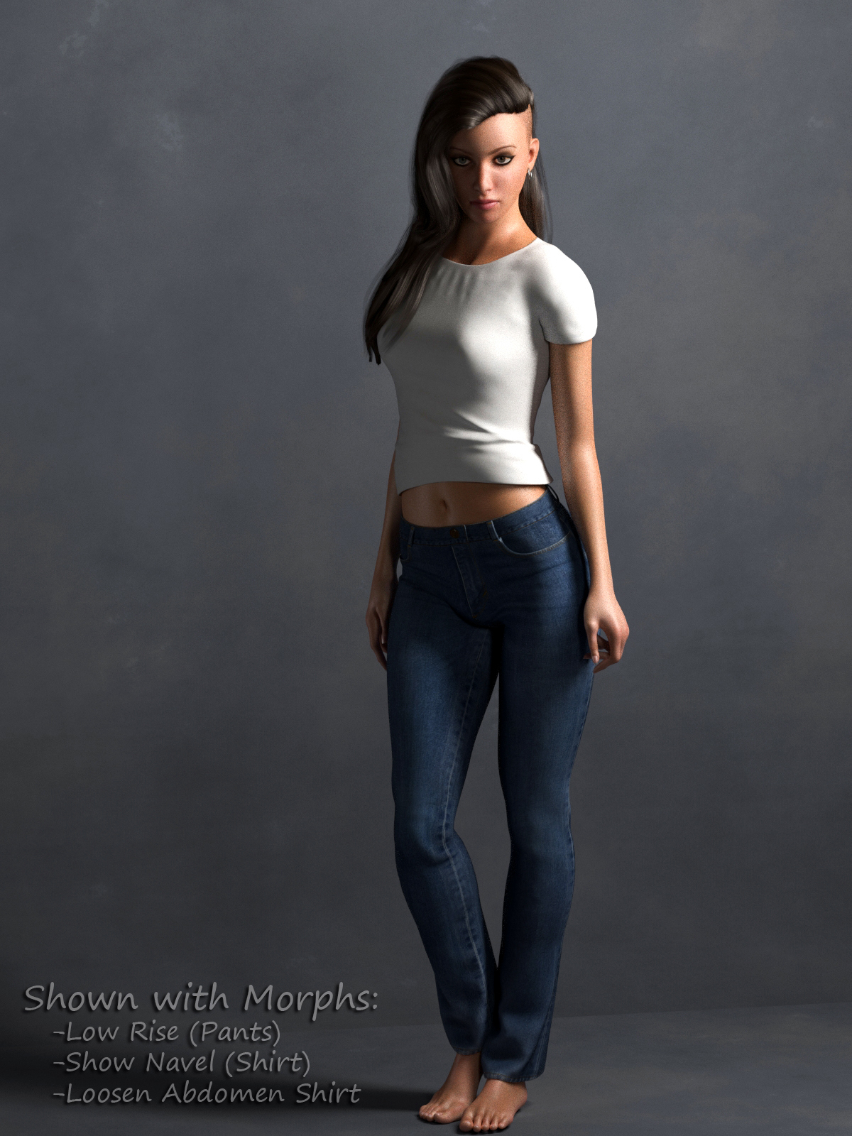 La Femme TShirt and Jeans by N/A