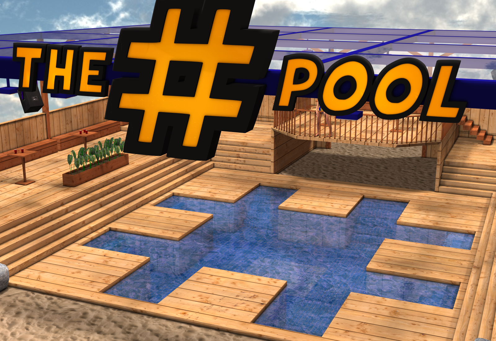 The Hashtag Pool  for Poser 7+ by N/A