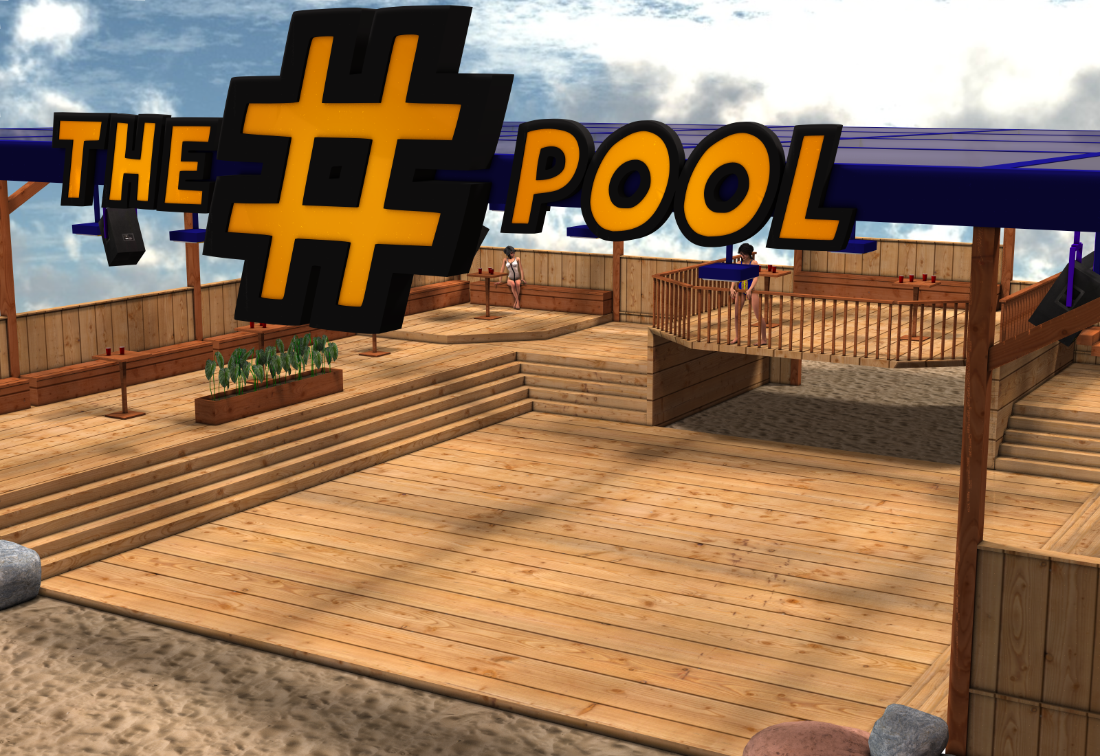 The Hashtag Pool  for Poser 7+ by N/A