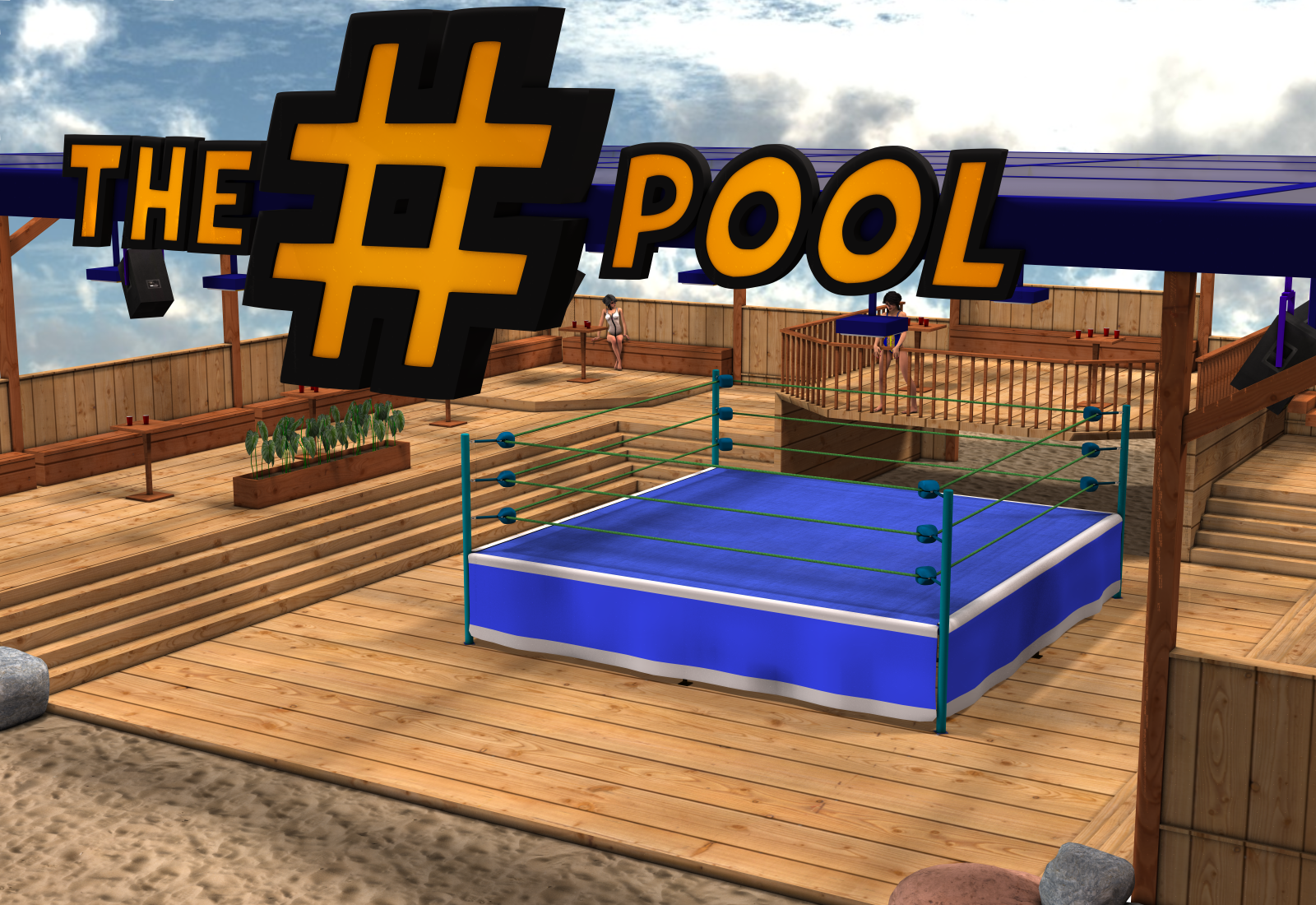 The Hashtag Pool  for Poser 7+ by N/A