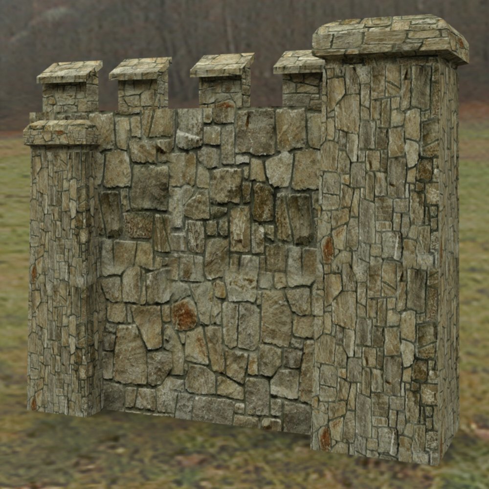 Bricks And Stone Seamless Textures for Poser and DAZ Studio by N/A