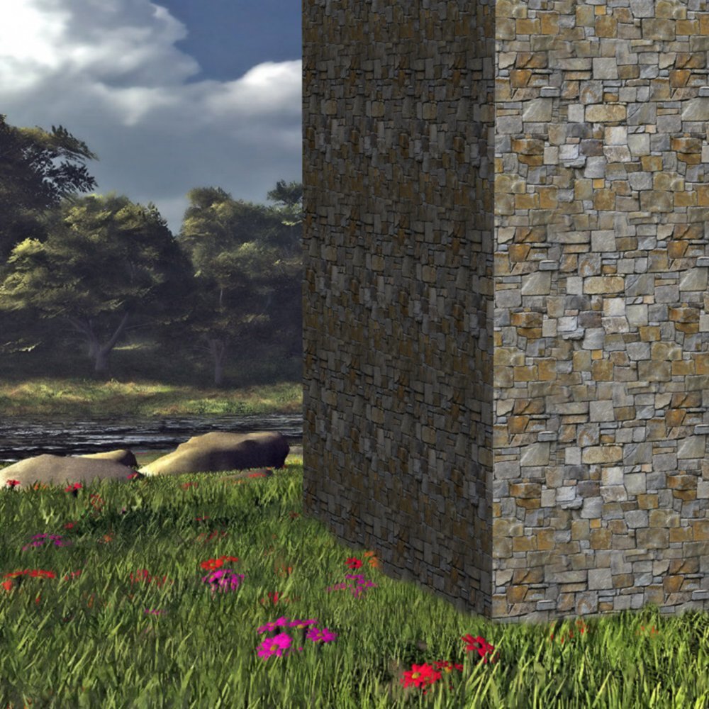 Bricks And Stone Seamless Textures for Poser and DAZ Studio by N/A