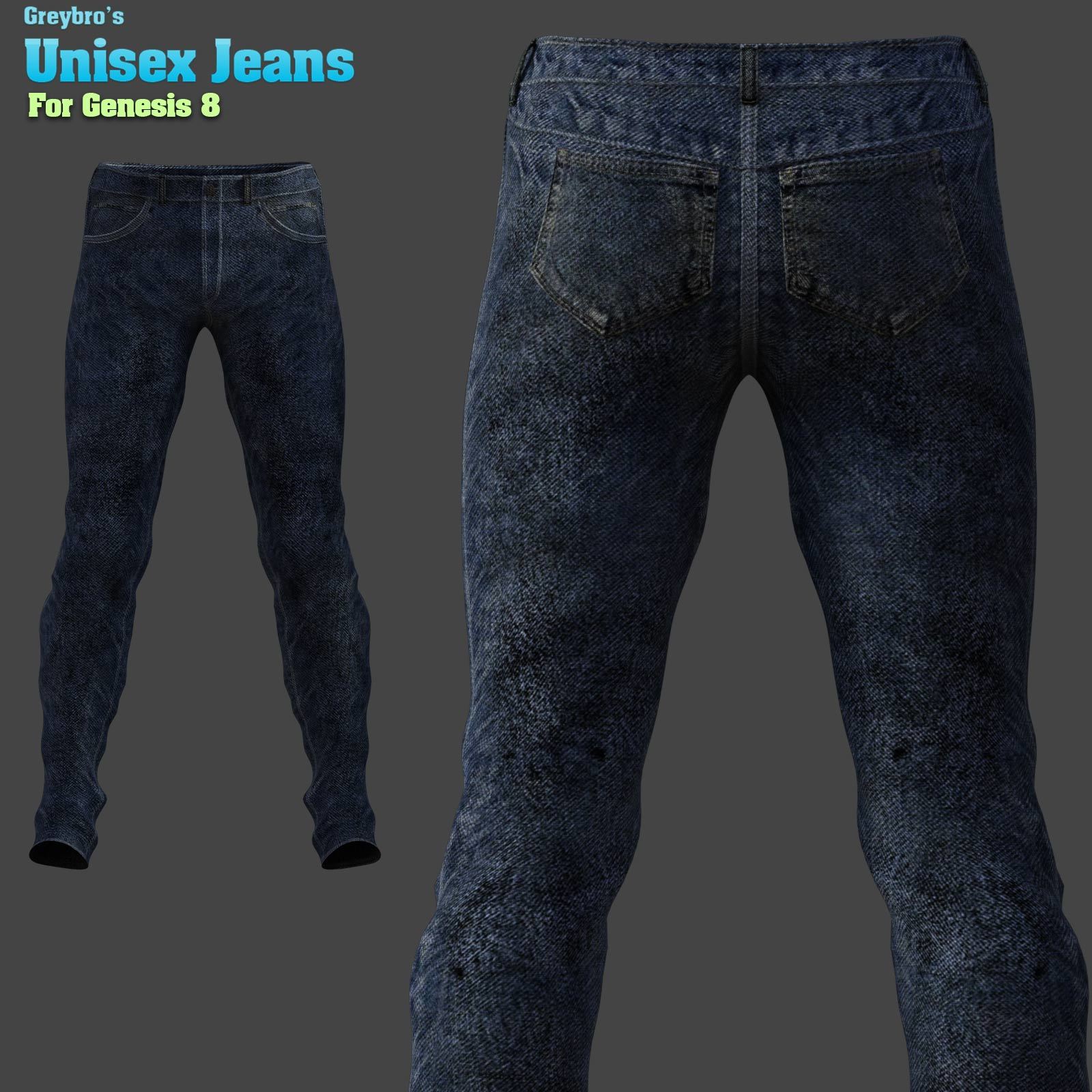 Greybro's Unisex Jeans for G8 by N/A