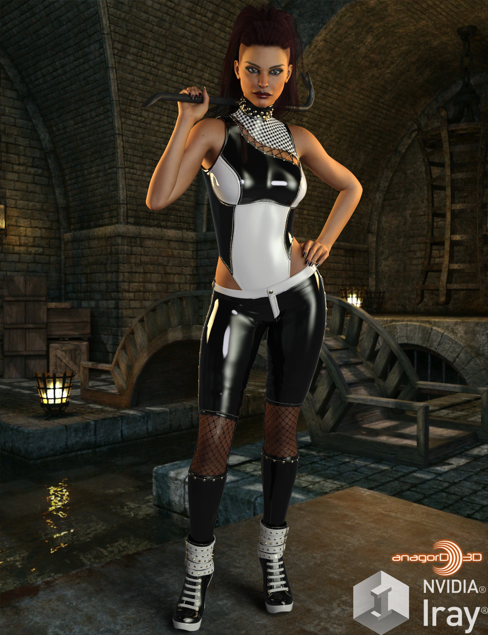 BLACKHAT - CruX Attitude for the Genesis 3 and Genesis 8 Females by N/A