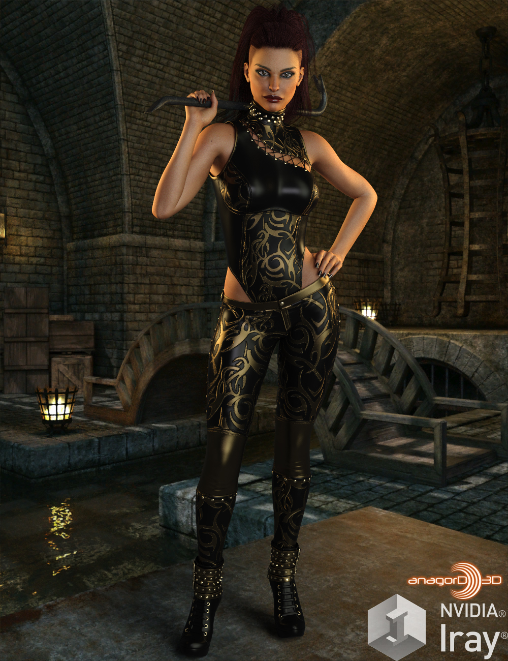 BLACKHAT - CruX Attitude for the Genesis 3 and Genesis 8 Females by N/A