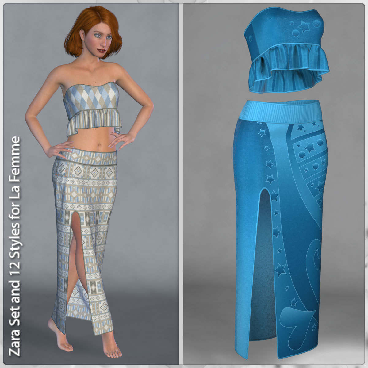 Zara Set and 12 Styles for La Femme by N/A
