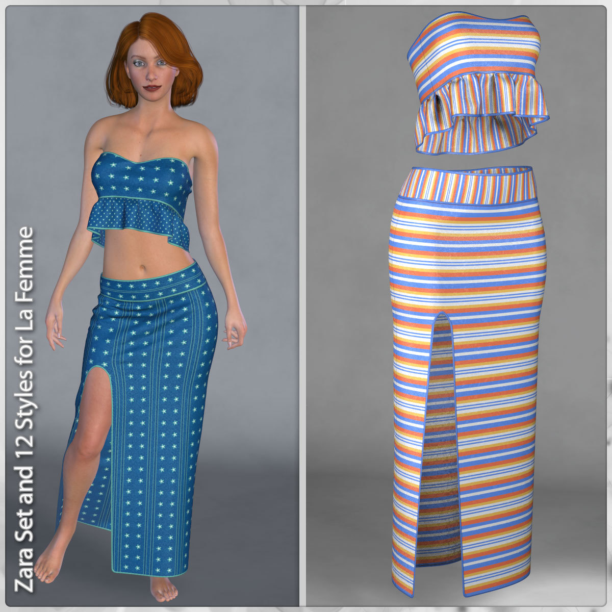 Zara Set and 12 Styles for La Femme by N/A