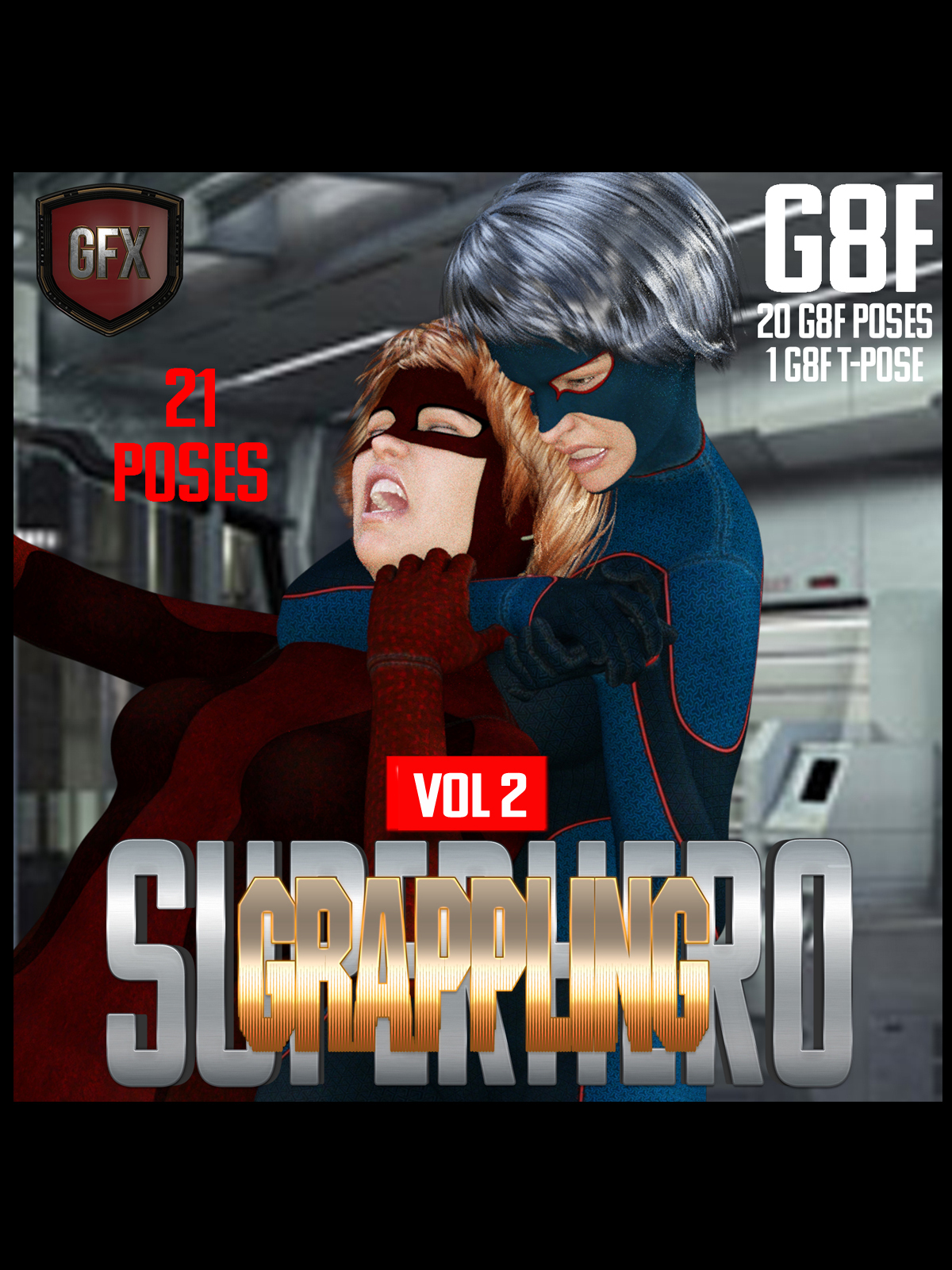 SuperHero Grappling Bundle for G8F by N/A