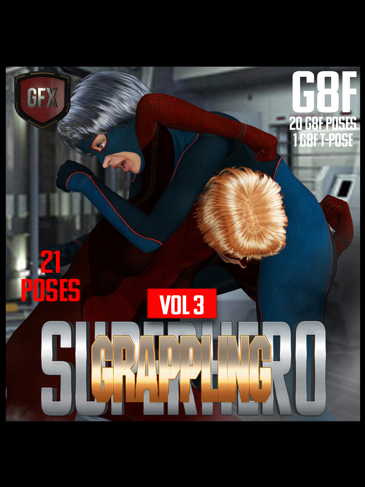 SuperHero Grappling Bundle for G8F by N/A