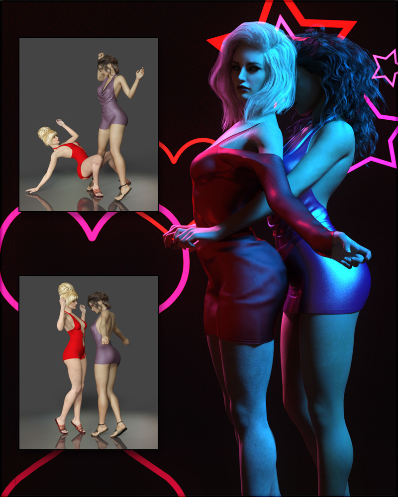 Dance with Me Poses for G8F by N/A