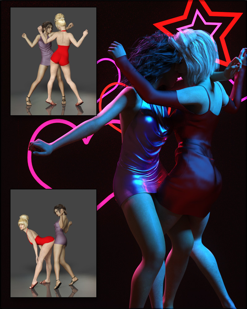 Dance with Me Poses for G8F by N/A